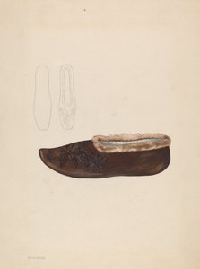 Pantoffel, ca. 1936