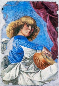 Engel die luit speelt (detail)