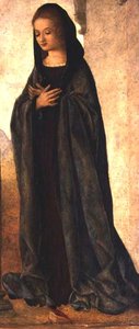 De Maagd Annunciate door Melozzo da Forli
