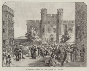 Een tuinfeest in de Tower of London