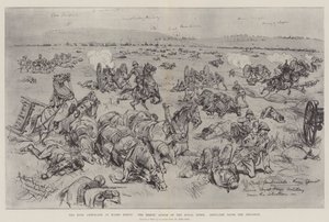 De Boeren hinderlaag bij Koorn Spruit, de heldhaftige actie van de Royal Horse Artillery redt de situatie