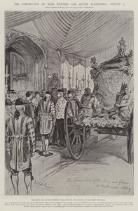 De Kroning van Koning Edward en Koningin Alexandra, 9 augustus