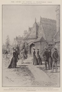 Het Hof in Cowes, een Liefdadigheidsbezoek door Melton Prior