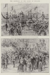 De kroning van de koningin van Holland door Melton Prior