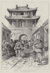 De Situatie in China, Westelijke Ingangspoort naar Tsimo, Kiao-Chau door Melton Prior