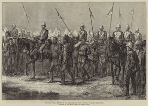 De Zoeloe Oorlog, Terugkeer van de Ambassadeurs van Cetewayo naar Lord Chelmsford