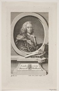 Ludvig Holberg door Meno Haas