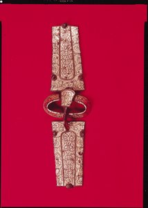 Gesp, uit de begraafplaats van Escolives-Sainte-Camille, Yonne door Merovingian