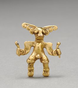 Beeldje Hanger, c. 1000-1550 door Mesoamerican Mesoamerican