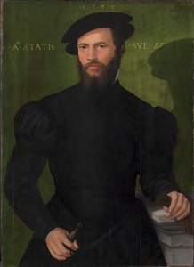Portret van een heer van 27 jaar