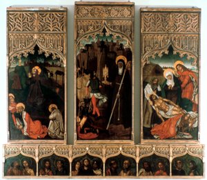 Drieluik van Santa Clara, 1486 door Mestre Hilarius