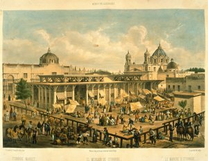 Iturbide Markt, Oude St. John Plein, Mexico-Stad