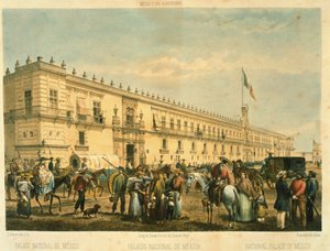 Palacio Nacional, Mexico-Stad door Mexican School