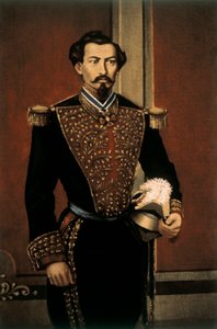 Portret van Miguel Miramon, Mexicaanse generaal en politicus door Mexican School