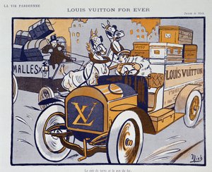 Reclame voor Louis Vuitton door Mich (Michel Liebeaux) door Mich