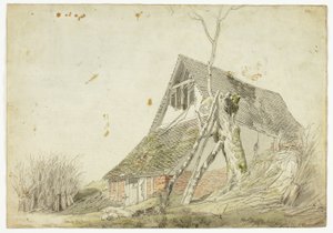 Boerderij in ruïnes door Michael Angelo Rooker