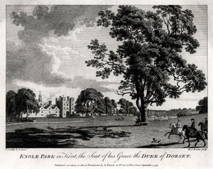 Knole Park in Kent, de zetel van Zijne Genade de Hertog van Dorset, 1775