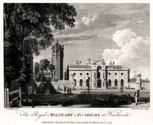 De Koninklijke Militaire Academie in Woolwich, Londen, 1775