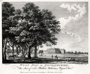 Wynn Stay in Denbighshire, Wales, 1775 door Michael Angelo Rooker