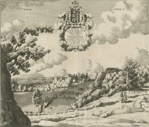 Prestwood Hall: gravure, nd [1653-1727]