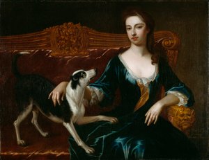 Elizabeth Grey, later Gravin van Portsmouth, 18e eeuw door Michael Dahl