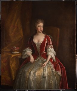 Portret van Lady Elizabeth Percy, vrouw van Charles, 6e hertog van Somerset door Michael Dahl