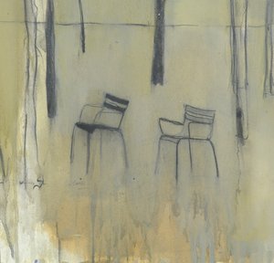 Stoelen, Jardin des Tuileries, 2015 (gemengde techniek)