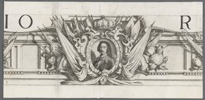 Het beleg van La Rochelle: Plaat 2, 1628-1630 door Michael Lasne