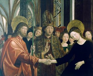 Huwelijk van de Maagd door Michael Pacher