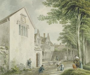 Armenhuizen in de kerk van St. Cuthbert, Wells