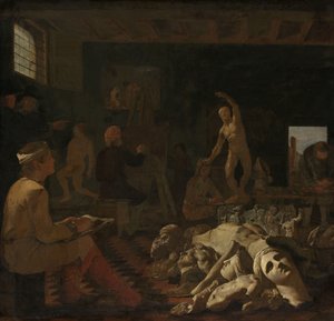 Een Schilderatelier