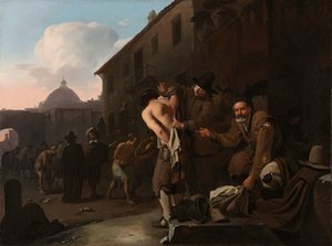 De naakten kleden door Michael Sweerts