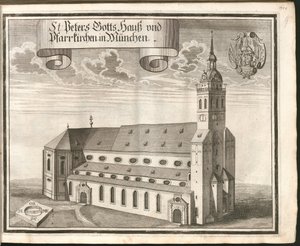 Duits: St Peters Gotts Hauß en parochiekerken in München