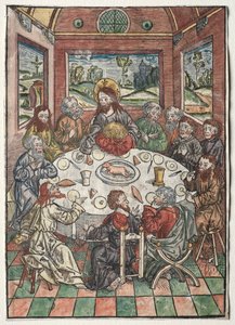 Der Schatzbehalter: Het laatste avondmaal door Michael Wolgemut