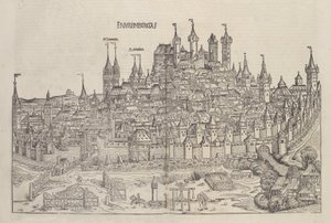 Neurenberg, 1493 door Michael Wolgemut