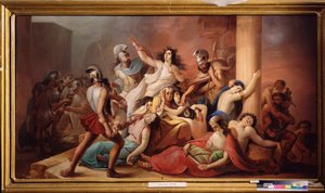 De val van Troje door Michail Ivanovich Skotti