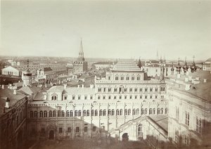 Voorgevel van het Terempaleis in het Kremlin van Moskou door Michail Michailovich Panov