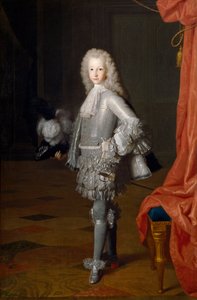 Portret van Lodewijk I van Spanje als Prins van Asturië door Michel Ange Houasse