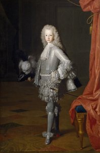 Louis I als Prins van Asturië, 1717 door Michel Ange Houasse