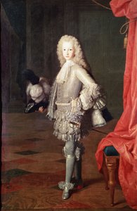 Portret van Lodewijk I van Spanje door Michel Ange Houasse