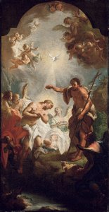 De doop van Christus door Michel Angelo Unterberger