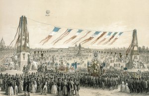 Fête de la Concorde, Parijs door Michel C. and Gaildrau Jules (1816 98) Fichot
