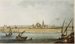 Tver (Rusland). Beschrijving van de neoklassieke stad door Michel Francois Damam Demartrait