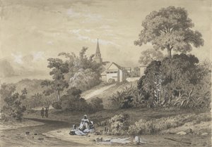Riverside, St. Joseph door Michel Jean Cazabon