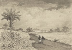 De Weg naar het Pekmeer door Michel Jean Cazabon