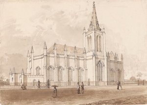 Trinity Church, Port of Spain door Michel Jean Cazabon