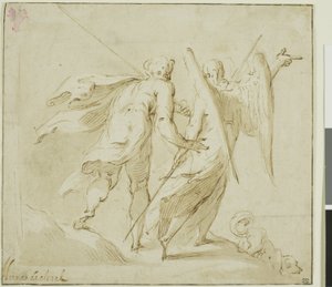 Tobias en de Engel door Michel Joseph Speeckaert