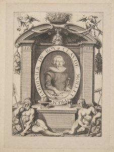 Claude Mollet, premier Jardinier du Roy, uit Theatre des Plans et Jardinages, uitgegeven 1652 door Michel Lasne