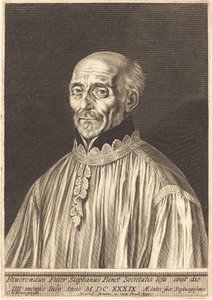Etienne Binet door Michel Lasne after Charles Le Brun