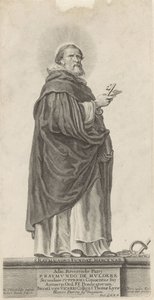 De heilige Raymundus van Peñafort door Michel Natalis
